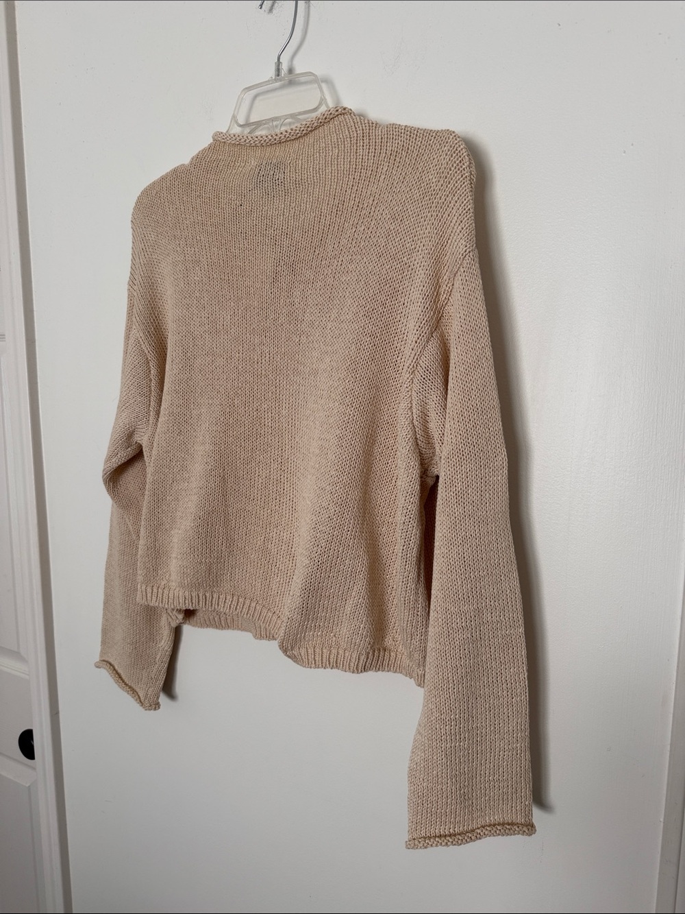 Miu Muse Cream Button-Up Knit Cardigan - Picture 10 of 11